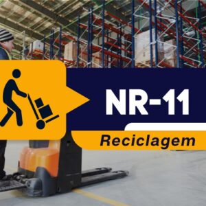 NR 11 – Operação de Paleteira e Transpaleteira Manual – Teórico 4 horas - Reciclagem