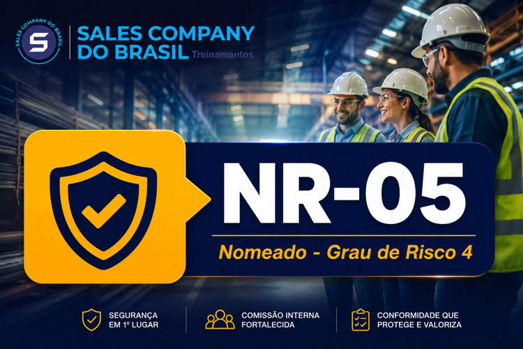 NR 05 CIPA Nomeado – Comissão Interna de Prevenção a Acidentes – Grau de Risco 4