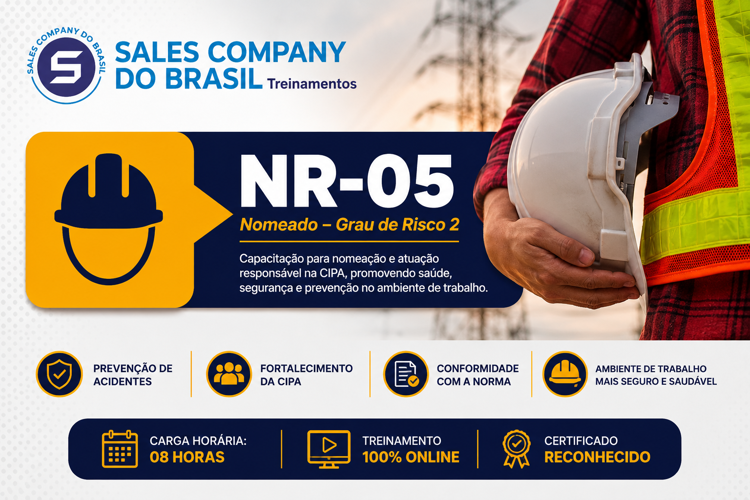 NR 05 CIPA Nomeado – Comissão Interna de Prevenção de Acidentes – Grau de Risco 2